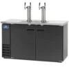 Arctic Air ADD60R-2 61" Double Tap Direct Draw Draft Beer Cooler/Dispenser/Kegerator, Black, 115v -Wilton Shop 3138XQiDk3L