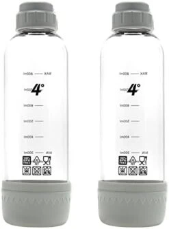 4° Sparkling Water Maker, Carbonated Water Machine And Soda Maker Machine For Home, With 1.0L BPA-free Sparkling Water Bottle, Compatible With Any Screw-in 60L CO2 Carbonator(NOT Included)(Wooden) -Wilton Shop 313MNxGhqVL. AC