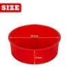 2pcs/set 6-inch Round Silicone Cake Shaper Mold Baking Accessories Baking Tray Big Red -Wilton Shop 313ej3MawnS