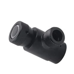Yctze Soda Valve, Soda Valve CO2 Cylinder Refilling Adapter Integrated ASA CGA320 Connector Accessory Black