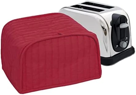 Premium Universal Two Slice Toaster Cover, 11.25" X 5.75" X 7", Polyester And Cotton Quilted, Fingerprint Protector, Super Soft Appliance Cover And Dust Cover, Black 14 Premium Universal Two Slice Toaster Cover, 11.25" X 5.75" X 7", Polyester And Cotton Quilted, Fingerprint Protector, Super Soft Appliance Cover And Dust Cover, Black - Image 12