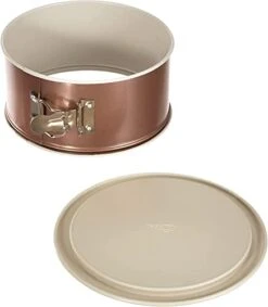 Patisse Ceramic Series Deep Round Springform Pan With Double Non-stick Ceramic Coating, 7-1/8" And 3-1/4", White/Copper -Wilton Shop 313wZzCCRwL