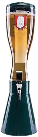 Beer Dispenser Drinks Dispenser Beer Dispenser,Beer Keg Beer Beverage Tower 3L Beer Beer Tower Beer Column With Icicle Beer Machine Beverage Machine KTV Bar (Size : 20.5x64.5cm)