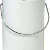 Hand Made In USA White Double Walled 5-Quart Insulated Ice Bucket With Ice Tongs & Bottle Opener 1 Hand Made In USA White Double Walled 5-Quart Insulated Ice Bucket With Ice Tongs & Bottle Opener -Wilton Shop 314PHH55wdL