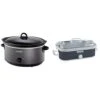 Pot SCV700-KC Crock Pot, 7 Quarts, Charcoal & Crock-Pot 3.5 Quart Casserole Manual Slow Cooker, Charcoal -Wilton Shop 314ct5kP31L