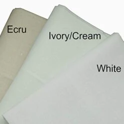 Ivory 60% Linen 40% Cotton Dinner Napkins 18 X 18 Inch - Set Of 4 Hemstitched Cloth Fabric Table Wedding Napkin Washable Hotel -Wilton Shop 3156KoEwfML