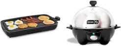Dash Deluxe Everyday Electric Griddle With Dishwasher Safe Removable Nonstick Cooking Plate For Pancakes, Burgers, Eggs And More, Includes Drip Tray + Recipe Book, 20” X 10.5”, 1500-Watt - Aqua -Wilton Shop 315TVDeIAL. AC