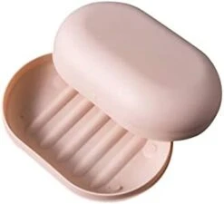 Drainage Soap Box Travel Portable Soap Box Bathroom Soap Dishes Case Easy To Carry Home Shower Outdoor Hiking Camping Soap Holder Container (Color : Dark Blue) -Wilton Shop 315b8aLPdSL. AC