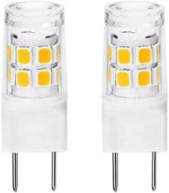 8 Led Bulb Dimmable Under Microwave Light Bulb 50W Halogen Replacement For GE Samsung LG Over The Range Microwave Hood, 120V 5W 500LM Daylight White 6000K, Replaces WB08X10057 WB08X10051, 2-Pack -Wilton Shop 315p8Mu32WS. AC