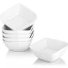 Ramekins 8 Oz Oven Safe, Creme Brulee Ramekins, White Dessert Bowls, Small Serving Bowls, Porcelain Ramekins For Sauce, Souffle, Dipping, Pudding, Custard Cups, Set Of 6