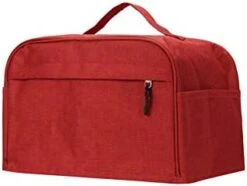 Wo/Four Slice Toaster Cover With Pocket,Kitchen Bakeware Protector,Universal Cotton Linen Dusproof Washable Kitchen Toaster Cover -Wilton Shop 3165OUAMyzL. AC