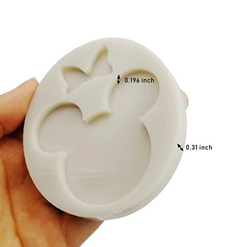 Cute Mouse Head Bow Silicone Mold For DIY Chocolate Candy Pudding Gum Paste Cupcake Cake Topper Decoration Desserts Jelly Shots Handmade Ice Cream Ice Cube Crystal Soap Mould Fondant Mold 5 Cute Mouse Head Bow Silicone Mold For DIY Chocolate Candy Pudding Gum Paste Cupcake Cake Topper Decoration Desserts Jelly Shots Handmade Ice Cream Ice Cube Crystal Soap Mould Fondant Mold - Image 3