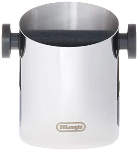 De'Longhi Knock Box For Coffee & Espresso Grounds, Easy & Mess-Free Disposal Of Coffee Puck, Removable Bar And Non-Slip Base, Dishwasher Safe, Stainless Steel, 4-inch Diameter 4 De'Longhi Knock Box For Coffee & Espresso Grounds, Easy & Mess-Free Disposal Of Coffee Puck, Removable Bar And Non-Slip Base, Dishwasher Safe, Stainless Steel, 4-inch Diameter - Image 2