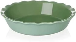 Ceramic Pie Pan For Baking, 10 Inches Round Baking Dish For Dinner, Non-Stick Pie Plate With Soft Wave Edge For Apple Pie, Pumpkin Pie, Pot Pies (White) 30 Ceramic Pie Pan For Baking, 10 Inches Round Baking Dish For Dinner, Non-Stick Pie Plate With Soft Wave Edge For Apple Pie, Pumpkin Pie, Pot Pies (White) -Wilton Shop 316O5OEInvS. AC