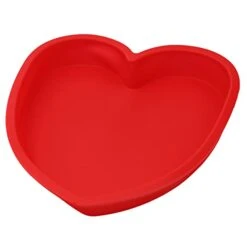 8-inch Heart Shaped Cake Pan Chocolate Jello Baking Shallow Tray Silicone Mold Valentine's Gift -Wilton Shop 316ngybzdBL