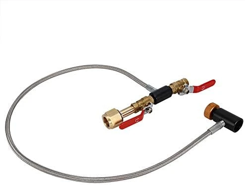 CGA-320 CO2 Cylinder Refill Adapter CO2 Refills Adapter With Hose For Filling Soda Tank (36 Inches Long Without Pressure Gauge) (Size : 24 Inches Long With Pressure Gauge) 10 CGA-320 CO2 Cylinder Refill Adapter CO2 Refills Adapter With Hose For Filling Soda Tank (36 Inches Long Without Pressure Gauge) (Size : 24 Inches Long With Pressure Gauge) - Image 8