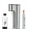 Soda/Drink Maker- Home Fizzy Drink Maker Machine In Silver Color, Automatic Water Machine With CO2 Cylinder & Bottle -Wilton Shop 317FSCft2RL