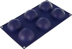 IBILI Blueberry Baking Mould With 6 Half-Sphere Cups Silicone, 30 X 18 X 3 Cm, Blue -Wilton Shop 317GAf1fPnL