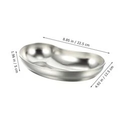 Stainless Steel Surgical Tray Box Cosmetic Jewelry Storage Container For Lab Dental Tattoo Piercing Instruments Organizer (22. 5X12. 5X5CM) 10 Stainless Steel Surgical Tray Box Cosmetic Jewelry Storage Container For Lab Dental Tattoo Piercing Instruments Organizer (22. 5X12. 5X5CM) -Wilton Shop 317lKSEJRVS