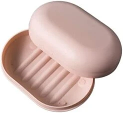 Soap Container Travel Travel Handmade Soap Box Super Seal With Lid Soap Box With Lid Leak-Proof Water Candy Color (Color : Light Blue) -Wilton Shop 317nMZleEL. AC