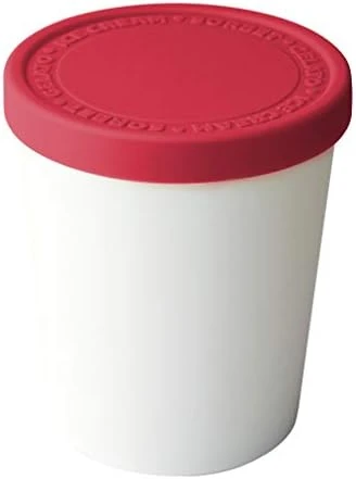 Sweet Treat Ice Cream Tub (Raspberry) - 1 Quart Reusable Plastic & Silicone Container For Homemade Ice Cream & Freezer Food Storage / Dishwasher-Safe & BPA-Free 6 Sweet Treat Ice Cream Tub (Raspberry) - 1 Quart Reusable Plastic & Silicone Container For Homemade Ice Cream & Freezer Food Storage / Dishwasher-Safe & BPA-Free - Image 4