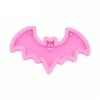 2pcs Halloween Bat Shape Silicone Mold Clay Mould Kitchen Cake Dessert Chocolate Making Tools JKUHA