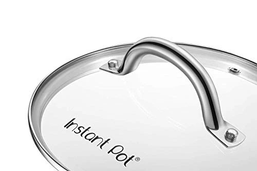 Instant Pot Tempered Glass Lid, 10" Stainless Steel (8 Qt/ 8L Model) & Sealing Rings 2-Pack Clear, 8 Quart 6 Instant Pot Tempered Glass Lid, 10" Stainless Steel (8 Qt/ 8L Model) & Sealing Rings 2-Pack Clear, 8 Quart - Image 4