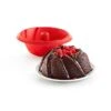 Lekue Spiral Savarin Bundt Pan, 21.6x21.6x7.8 Cm, Red