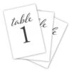 Black Wedding Table Numbers, 1-25, Centerpiece Decorations, Double Sided 4x6, Numbers 1-25 And Head Table Card Included, For Table Number Holders -Wilton Shop 318LZwclAsL