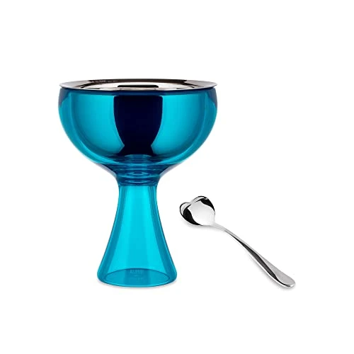 Alessi Big Love Bowl+Spoon, Blue 3 Alessi Big Love Bowl+Spoon, Blue