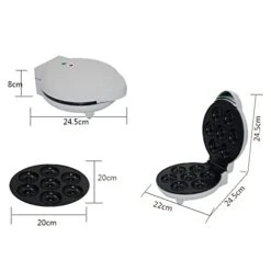 Mini Donut Maker Machine, Doughnut Maker For Breakfast Snacks Desserts, Makes 7 Doughnuts Non-stick Surface Easy Release Heat Dissipation(US Plug 110V) 9 Mini Donut Maker Machine, Doughnut Maker For Breakfast Snacks Desserts, Makes 7 Doughnuts Non-stick Surface Easy Release Heat Dissipation(US Plug 110V) -Wilton Shop 318Y4mGkIkL