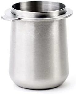 Rema Coffee Products | 54mm Dosing Cup | Brushed Silver | 100% Stainless Steel | Espresso Coffee Dosing Cup | Fits 54mm Breville Portafilters -Wilton Shop 318grfd6GDL. AC