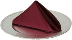 - 10 Pack 20 Inch L'Amour Satin Napkins Black And White, Oversized, Double Folded And Hemmed Table Napkins For Restaurant, Bistro, Wedding, Thanksgiving And Christmas -Wilton Shop 318uzWZaHzL. AC