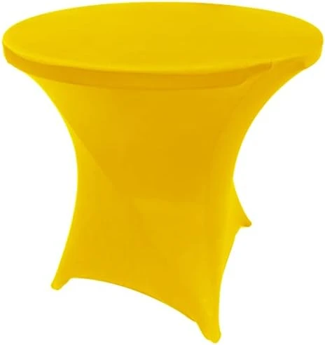 Turquoise 32 Inch Round X 43 Inch Tall Spandex Cocktail Tablecloth Folding Cover Stretch 16 Turquoise 32 Inch Round X 43 Inch Tall Spandex Cocktail Tablecloth Folding Cover Stretch - Image 14