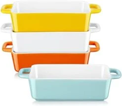 6 OZ Creme Brulee Ramekins, LOVECASA Souffle Dish Oven Safe Oval Double Handle Ramekins For Baking, Ice Cream, Chicken Pot Pies, Set Of 4, Multi Color 14 6 OZ Creme Brulee Ramekins, LOVECASA Souffle Dish Oven Safe Oval Double Handle Ramekins For Baking, Ice Cream, Chicken Pot Pies, Set Of 4, Multi Color -Wilton Shop 3194KlQqL. AC