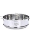 Frying Pan Stainless Steel Steamer For Fish Vegetable, Pastry, Steamed Stuffed Bun With Heat-Resistant Handles, Fine Polished Material, Sturdy And Durable,-16cm (Color : 22cm) 2 Frying Pan Stainless Steel Steamer For Fish Vegetable, Pastry, Steamed Stuffed Bun With Heat-Resistant Handles, Fine Polished Material, Sturdy And Durable,-16cm (Color : 22cm) -Wilton Shop 319UxN4X5mL