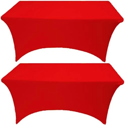 2 Pack 6FT Hunter Green Spandex Tablecloth Stretch Fitted Table Cover For Rectangular Table Event, Wedding, Banquet And Parties 15 2 Pack 6FT Hunter Green Spandex Tablecloth Stretch Fitted Table Cover For Rectangular Table Event, Wedding, Banquet And Parties - Image 13