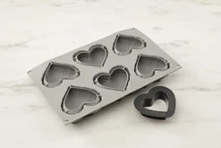 Mini Heart Baloon Silicone Mold For Baking. Geometric 3D Silicone Mold For Cake Or Mousse. By World Famous Pastry Chef