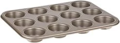 Cuisinart Chef's Classic Nonstick Bakeware 24-Cup Mini Muffin Pan, Champagne -Wilton Shop 319nPOakNxL. AC 1