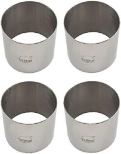 Plating Forms Stainless Steel Ring Mold Set (3.5" X 2" & 3" X 1.75") 4 Count 11 Plating Forms Stainless Steel Ring Mold Set (3.5" X 2" & 3" X 1.75") 4 Count -Wilton Shop 31AHH2RHNWL. AC