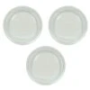 Pyrex Glass Bakeware Pie Plate 9" X 1.2" (Pack Of 3), 9", Clear