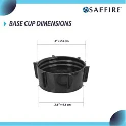 5-cup Square Top Glass Jar And Base Cap Set Replaces Part 004954-011-090 -Wilton Shop 31AcGBlgf1L