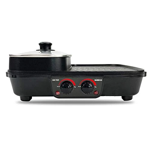 Household Multi-Function Barbecue Fry Pan Dual-Purpose Barbecue Hot Pot One Pot Electric Hot Pot Electric Baking Pan Rinse Pan Cook Pan Grilled Pan 3 Household Multi-Function Barbecue Fry Pan Dual-Purpose Barbecue Hot Pot One Pot Electric Hot Pot Electric Baking Pan Rinse Pan Cook Pan Grilled Pan