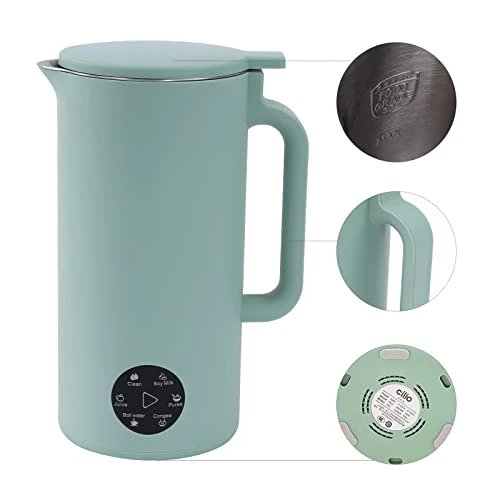 Automatic Soy Milk Machine Fruit Juicer Vegetable Blender Filter Soybean 350ml Machine Bean Breaker Soy Milk Maker Automatic Cleaning Nutrition Maker (Green) 5 Automatic Soy Milk Machine Fruit Juicer Vegetable Blender Filter Soybean 350ml Machine Bean Breaker Soy Milk Maker Automatic Cleaning Nutrition Maker (Green) - Image 3