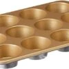 Nordic Ware Turals Aluminum NonStick Muffin Pan, Twelve 2.75 Inch Cups 1 Nordic Ware Turals Aluminum NonStick Muffin Pan, Twelve 2.75 Inch Cups -Wilton Shop 31B3Ak79ruL