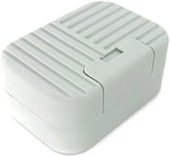 Fzh Soap Dish For Shower Portable Soap Box With Lid Travel Washing Soap Boxes Sealed Leak Proof Soap Container Box Bathroom Waterproof Soap Storage Boxes (Color : Green) -Wilton Shop 31BDZDUb9L. AC