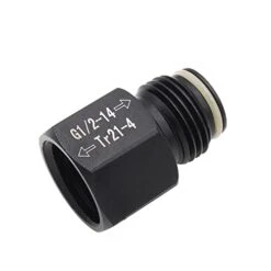 VaVoger Soda CO2 Pressure Regulator Adapter For Aquariums Homebrew,Female TR21-4 Soda Cylinder To Male G1/2 Paintball Co2 Tank