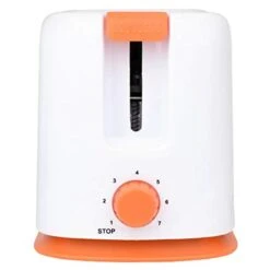 AMAYYAmbj Bread Maker 600W 220V 2 Slices 7 Gears Adjust Home Automatic Breakfast Bread Machine Toaster With Dust Cover And Cancel Function Plastic