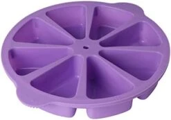 Scone Pan Silicone Triangle Cake Mold For Baking Nonstick Cornbread Pan 8 Cavity Pie Silicone Mold Perfect For Brownies, Muffin, Cupcake, Soap, Polenta, Or Biscuits (Red) -Wilton Shop 31BXHZH8PrL. AC