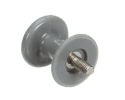 True Rue 802299 Shelf Support Knob, 0.875" Width, 1.25" Length, Gray, Tr-31/56/
